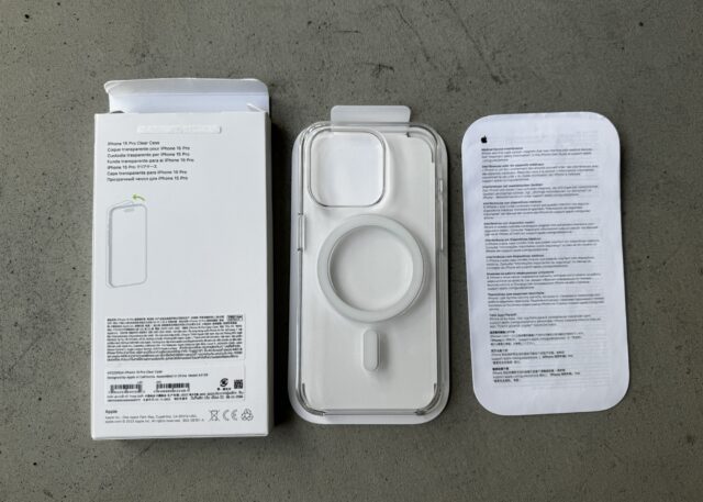 Apple MagSafe対応iPhone 15 Proクリアケース　詳細