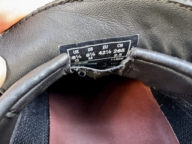 ワラローファーGTXサイズ感